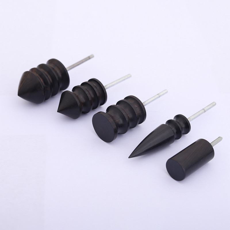 Odos kraštų elektrinis poliravimas, plokščia/smailia galvutė sandalmedžio oda, rankdarbiai, „pasidaryk pats“ įrankiai, antgaliai „Blunisher“ medienos amatų įrankis