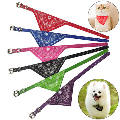 Pigesnis kačių šunų antkaklio trikampis šalikas mažiems ir vidutiniams šunims Etninis spausdinimas Pet Bandanas Jorkšyras Gotas mascotas Priežiūros produktai