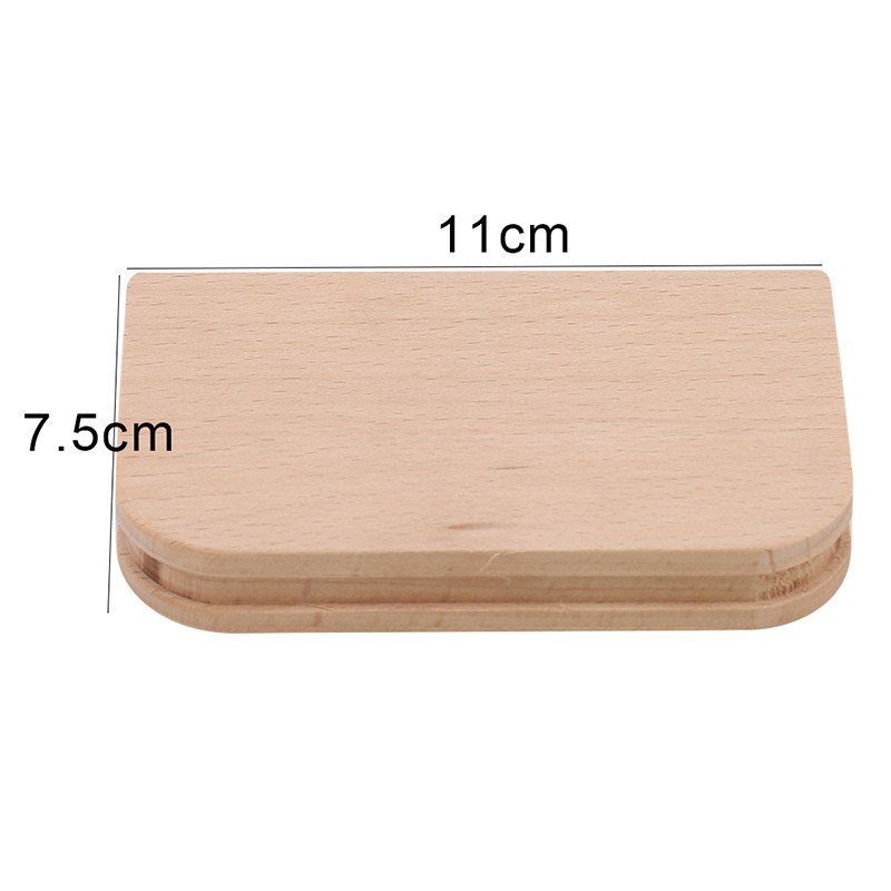 Užtrauktuko montavimo asistentas, odinis amatų įrankis Medinis „pasidaryk pats“ odinis amatas viršutinio užtrauktuko korekcijos šablono rankų darbo įrankis