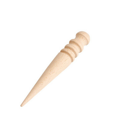 Ādas amatniecības darba rīks Amatniecības komplektsWood Ādas masīvkoka apaļa pulējama mala pulētas malas amatniecības instrumentiem