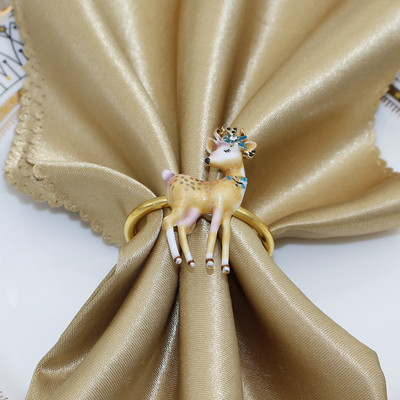 Jõulusalvrätisõrmuste komplekt 6-st salvrätirõngaste hoidikust jõuluõhtusöögiks Pulmadeks Jõulude tänupühadeks Kodu Köögilaud dets.