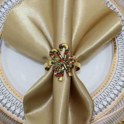 Jõulusalvrätisõrmuste komplekt 6-st salvrätirõngaste hoidikust jõuluõhtusöögiks Pulmadeks Jõulude tänupühadeks Kodu Köögilaud dets.