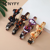 Helovīna suņu apkakles apdruka, ķirbju loks, regulējama kucēnu kaklarota ar zvaniņu mazo kaķēnu festivālam Cosplay jauki aksesuāri