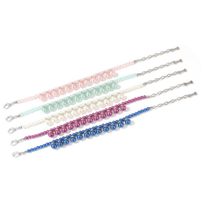 Mākslīgā pērļu suņu kakla siksna ar kaulu simulācijas kalnu kalnu kucēnu kaķu suņu ķēdes kaklarotu mājdzīvnieku kaklasiksnu