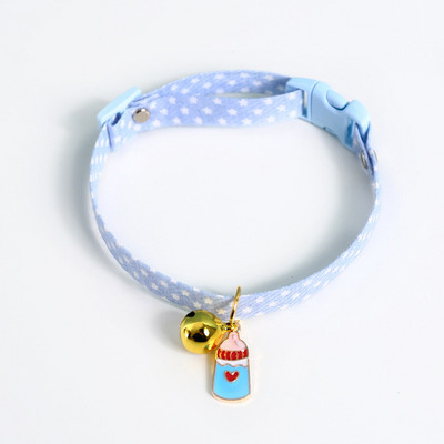 Kaķa kaklasiksna ar zvaniņu Starfish mājdzīvnieku kaklasiksnu persiku olu kaķiem kucēnu kakla siksna Mājdzīvnieku piederumi kaķēnam