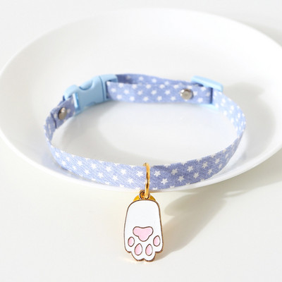 Kaķa kaklasiksna ar zvaniņu Starfish mājdzīvnieku kaklasiksnu persiku olu kaķiem kucēnu kakla siksna Mājdzīvnieku piederumi kaķēnam