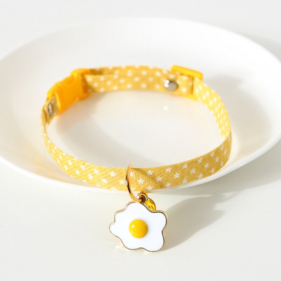 Kaķa kaklasiksna ar zvaniņu Starfish mājdzīvnieku kaklasiksnu persiku olu kaķiem kucēnu kakla siksna Mājdzīvnieku piederumi kaķēnam