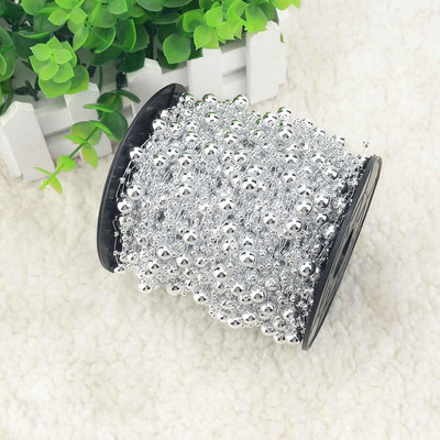 5M/lot zlatno/bijelo/srebrno uže za pecanje Umjetni biseri Perle Lanac Girlanda Cvijeće za vjenčanje Svadbeni buket Cvjetni ukras