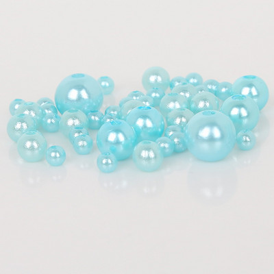 350gab 4mm-10mm jauktas krāsas ABS imitācijas apģērba krelles pērļu ABS brīvas apaļas krelles amatniecība modes rotaslietu izgatavošanai