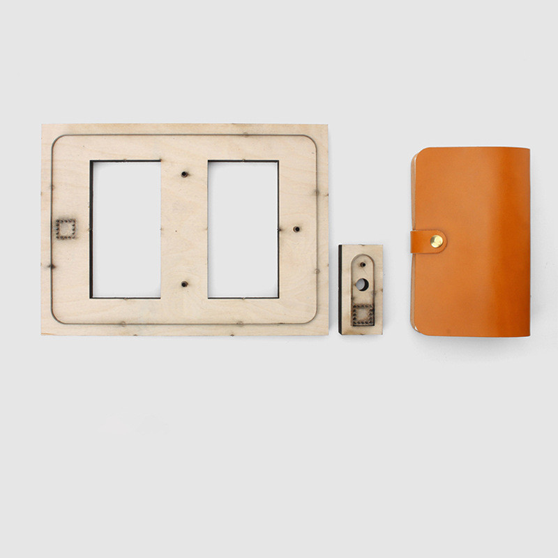 Japānas tērauda asmeņu veidne DIY Leather Craft A6 piezīmjdatora griešanas naža veidne Koka die Leathercraft instrumentu komplekts