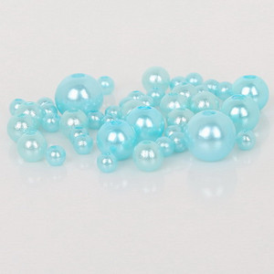 Jaunums 4/6/8/10 mm nejaušs MIX izmērs gludas apaļas krelles šūšana apģērbu aksesuāri izrotājumi deju kleita dekorēšana