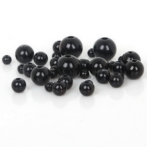 Jaunums 4/6/8/10 mm nejaušs MIX izmērs gludas apaļas krelles šūšana apģērbu aksesuāri izrotājumi deju kleita dekorēšana