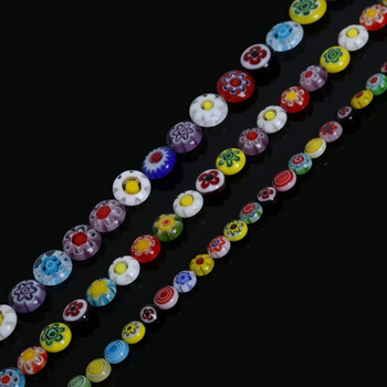 Hot Sale Celadon Millefiori Lampwork Glass Beads Dia 6MM 8MM 10MM Aperture 1MM For Bocklace Bracelet Κατασκευή κοσμημάτων DIY