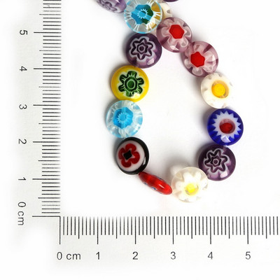 Karstā izpārdošana Celadon Millefiori lampas stikla pērlītes Diametrs 6MM 8MM 10MM Apertūra 1MM Kaklarotas Rokassprādzes Izgatavojiet rotaslietas