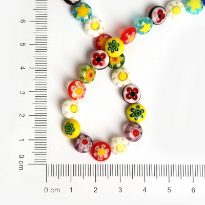 Karstā izpārdošana Celadon Millefiori lampas stikla pērlītes Diametrs 6MM 8MM 10MM Apertūra 1MM Kaklarotas Rokassprādzes Izgatavojiet rotaslietas