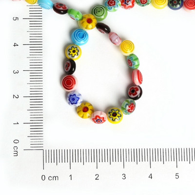 Karstā izpārdošana Celadon Millefiori lampas stikla pērlītes Diametrs 6MM 8MM 10MM Apertūra 1MM Kaklarotas Rokassprādzes Izgatavojiet rotaslietas