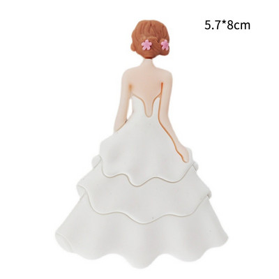 Jauna Mugura Mīksti Līmes Svārki Dāma Daudz laimes Mātes Dienas Tortes Meitenes Dzimšanas Dienas Kūkas Dekorācijas Ballīšu Izejmateriāli Kūkas dekorēšanas rīki