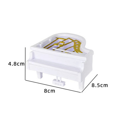 Πιάνο Πλαστικό ειδώλιο Μουσική Θέμα Διακοσμήσεις πάρτι Μωρό Ντους Γάμος Αρραβωνιαστικές Διακοσμήσεις Παιδικό Κορίτσι Μουσική Προμήθειες για πάρτι γενεθλίων