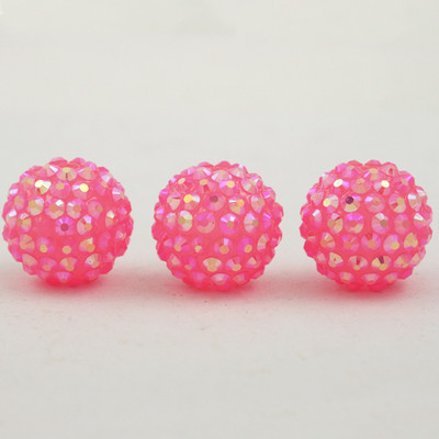 Vairumtirdzniecība 12 mm apaļas sveķu kuplas Bling sveķu lodīšu krelles DIY modes kaklarota rokassprādze Rotaslietas