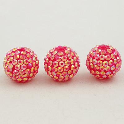 Vairumtirdzniecība 12 mm apaļas sveķu kuplas Bling sveķu lodīšu krelles DIY modes kaklarota rokassprādze Rotaslietas