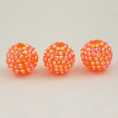 Vairumtirdzniecība 12 mm apaļas sveķu kuplas Bling sveķu lodīšu krelles DIY modes kaklarota rokassprādze Rotaslietas