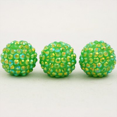 Vairumtirdzniecība 12 mm apaļas sveķu kuplas Bling sveķu lodīšu krelles DIY modes kaklarota rokassprādze Rotaslietas