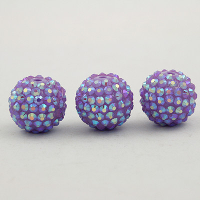 Vairumtirdzniecība 12 mm apaļas sveķu kuplas Bling sveķu lodīšu krelles DIY modes kaklarota rokassprādze Rotaslietas