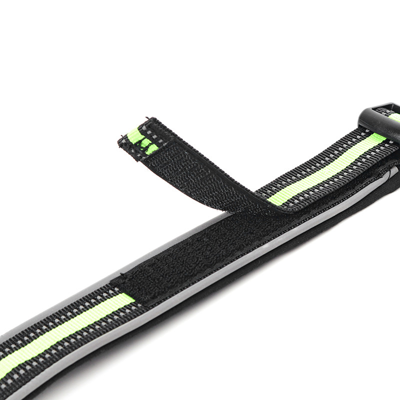 Regulējama atstarojoša neilona suņu kakla siksna nakts āra drošības mājdzīvnieku kakla siksna ar ID tagu iekarināmu caurumu Maza vidēja liela suņu kaklasiksna