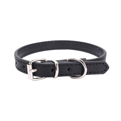 Suņa ādas kaklasiksna Komforta kaklasiksna Suņa kaķa ādas apkakle Regulējama, izturīga kucēnu kaklarotas Mazi vidēji suņu mājdzīvnieku aksesuāri