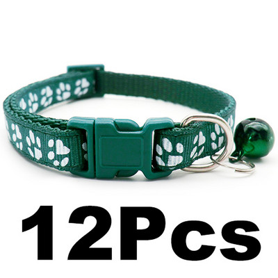 12 gab. vairumtirdzniecība ar zvana kakla siksnām Smalkas drošības gadījuma neilona suņa kakla siksna Modes regulējama mājdzīvnieka kaķa kucēna kaklasiksna