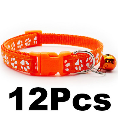 12 gab. vairumtirdzniecība ar zvana kakla siksnām Smalkas drošības gadījuma neilona suņa kakla siksna Modes regulējama mājdzīvnieka kaķa kucēna kaklasiksna