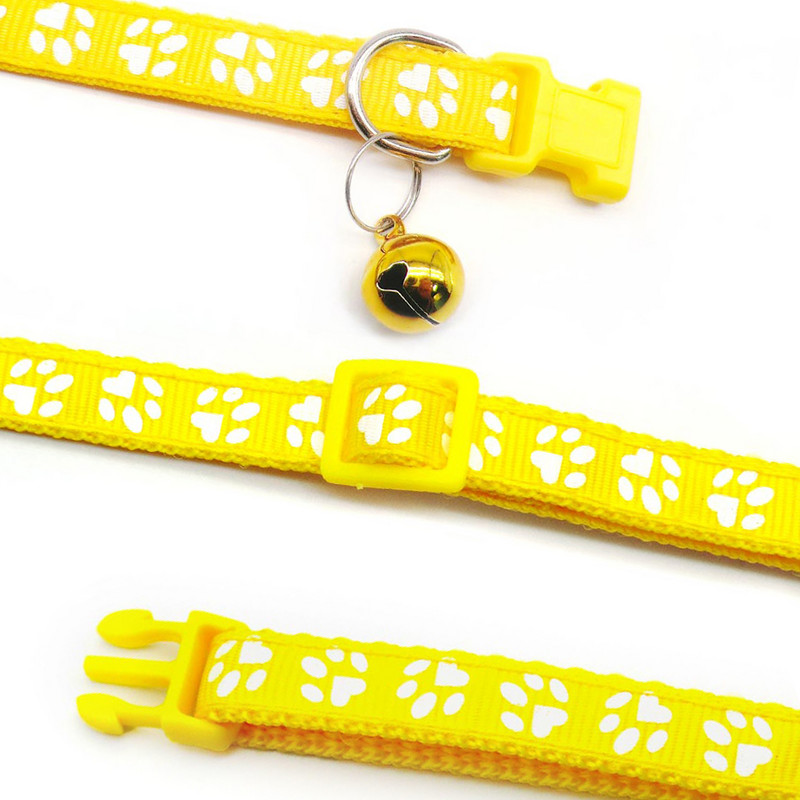 12 gab. vairumtirdzniecība ar zvana kakla siksnām Smalkas drošības gadījuma neilona suņa kakla siksna Modes regulējama mājdzīvnieka kaķa kucēna kaklasiksna