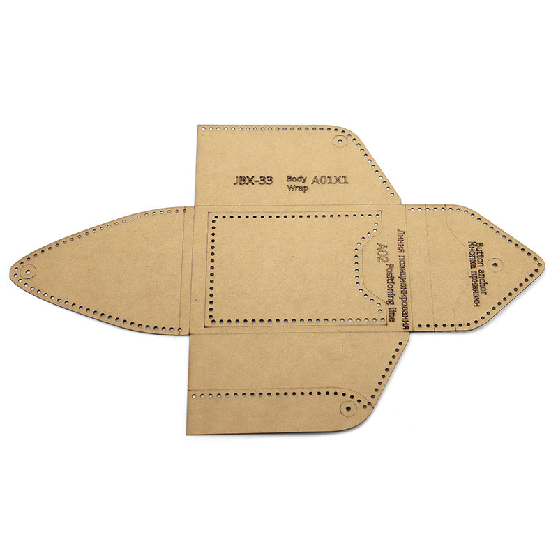 Odinis amatų asmeninis madingas raktų dėklas monetų piniginės kortelių dėklas Siuvimo raštas Kietas kraftpopierius ir akrilas „pasidaryk pats“ kraftpopierius temp.