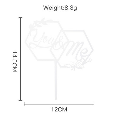 INS Gold Mr & Mrs kāzu akrila kūku pildījumi Dimanta gredzeni Valentīndienas kūku virsma kāzu ballīšu kūku dekorēšanai