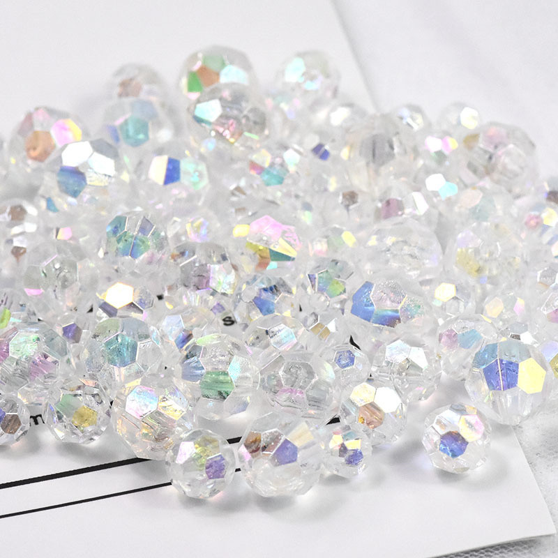 6mm 8mm 10mm Austrija kristāla krelles pērļu starplika stikla pērlītes DIY auskari rokassprādzes kaklarotas kaklarotas rotaslietas 30g