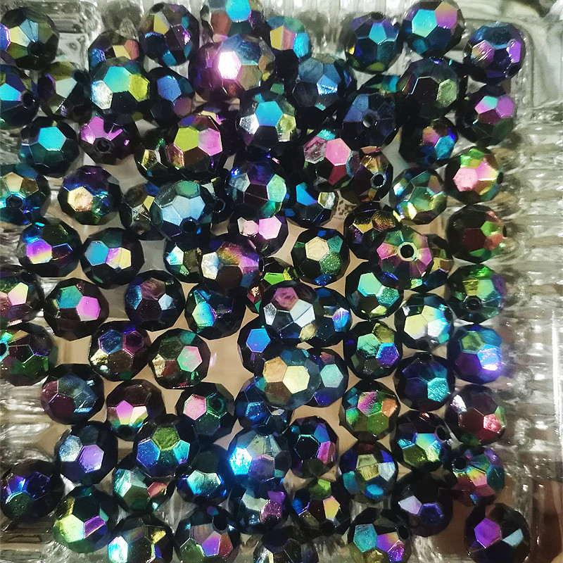 6mm 8mm 10mm Austrija kristāla krelles pērļu starplika stikla pērlītes DIY auskari rokassprādzes kaklarotas kaklarotas rotaslietas 30g