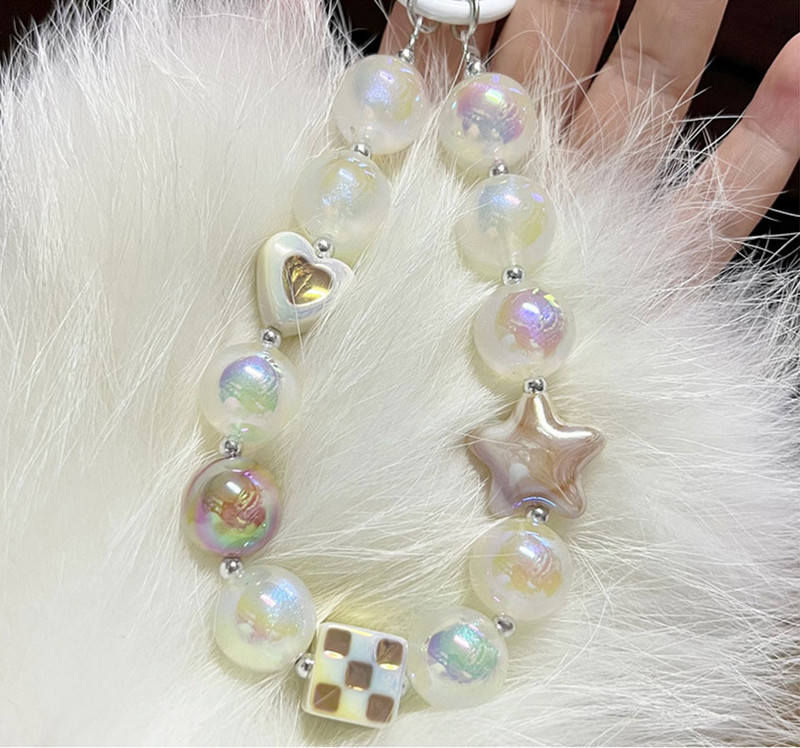 Gaismas mirdzošas, apaļas, vaļīgas starplikas krelles rotaslietām mirdzošu varavīksnes krāsu izgatavošanai, DIY rokassprādze, matu piekariņi, tālruņu ķēdes aksesuāri