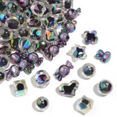 Melnās sērijas krelles krelles rotaslietām, rotājumi, matadatas rokassprādzes, kaklarota, kaklarota, piekariņi, tālruņu ķēdes aksesuāri