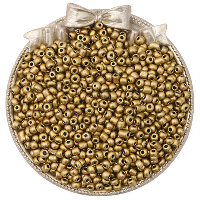 30g 2mm 3mm 4mm lakas efekts, kas rada šarmu čehu stikla sēklu krelles rotaslietu izgatavošanai ar rokām darinātas rokassprādzes aksesuārs