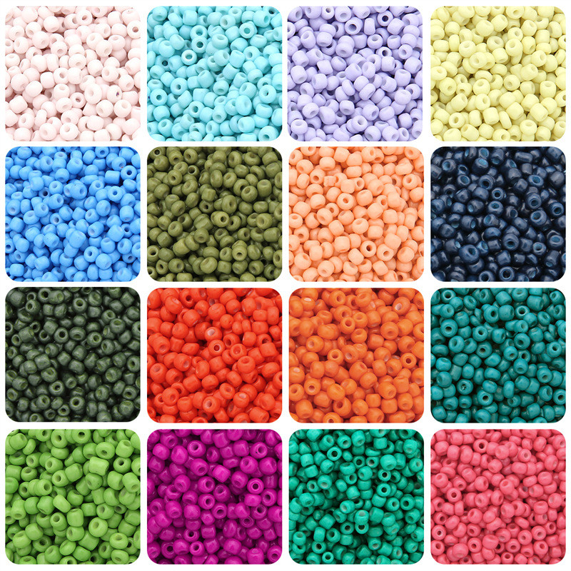 30g 2mm 3mm 4mm lakas efekts, kas rada šarmu čehu stikla sēklu krelles rotaslietu izgatavošanai ar rokām darinātas rokassprādzes aksesuārs