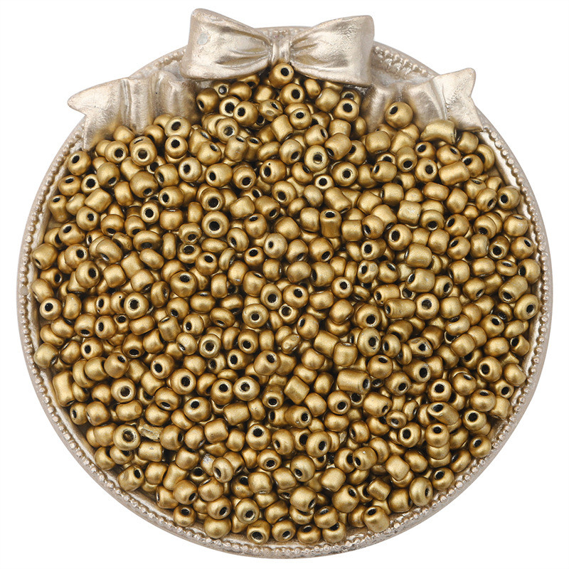 30g 2mm 3mm 4mm lakas efekts, kas rada šarmu čehu stikla sēklu krelles rotaslietu izgatavošanai ar rokām darinātas rokassprādzes aksesuārs