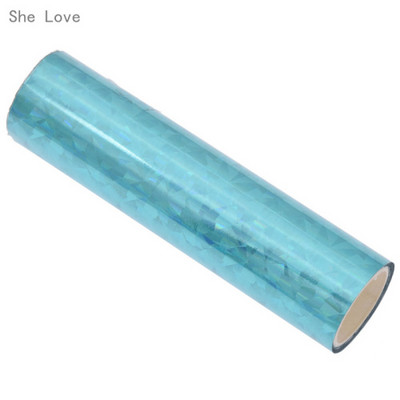 Chzimade 5M Hot Stamping Foil Roll Paper Holographic For Hot Foil Stamping Machine Heat Transfer Foil Rolls T-Shirts Diy Crafts