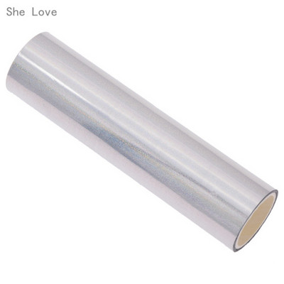 Chzimade 5M Hot Stamping Foil Roll Paper Holographic For Hot Foil Stamping Machine Heat Transfer Foil Rolls T-Shirts Diy Crafts