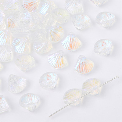 20 gab. 10 mm stikla lampas zelta folijas apvalka burvības krelles, vaļīgas starplikas krelles apģērba rokdarbiem.