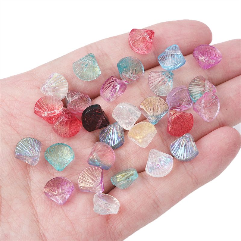 20 gab. 10 mm stikla lampas zelta folijas apvalka burvības krelles, vaļīgas starplikas krelles apģērba rokdarbiem.