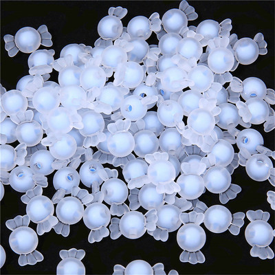 Matētas/caurspīdīgas akrila konfekšu krelles krelles vaļīgas krelles DIY juvelierizstrādājumu aksesuāri ar rokām austas rokassprādzes matu auklas krelles