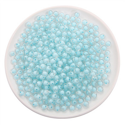 8 mm krāsainas akrila krelles, paštaisīta kaklarota, ar rokām darinātas austas rokassprādzes krelles rokdarbiem un juvelierizstrādājumu izgatavošanai