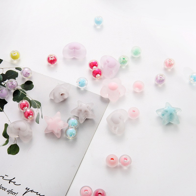 8 mm krāsainas akrila krelles, paštaisīta kaklarota, ar rokām darinātas austas rokassprādzes krelles rokdarbiem un juvelierizstrādājumu izgatavošanai