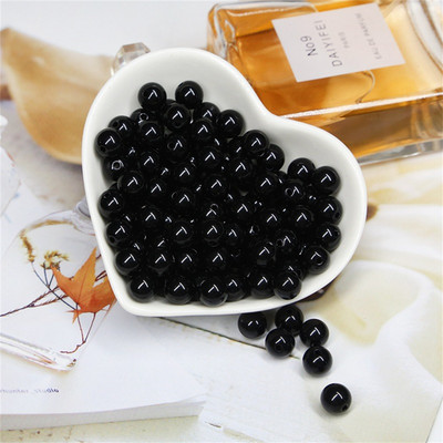 Akrila vienkrāsainas apaļas krelles ABS pērļu imitācijas brīvas krelles pašdarināts roku darbs auskari rokassprādzes rotaslietas aksesuāri materiāls