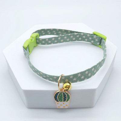 Jauna regulējama mājdzīvnieka kaklasiksna ar zvaniņu, maza suņa kaklarota ar jauku kulonu kaķu kopšanas kakla piederumiem kucēnu piederumi